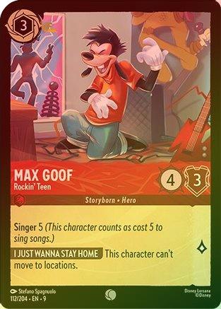 Max Goof (Rockin' Teen) - 112/204 - Common (Foil)