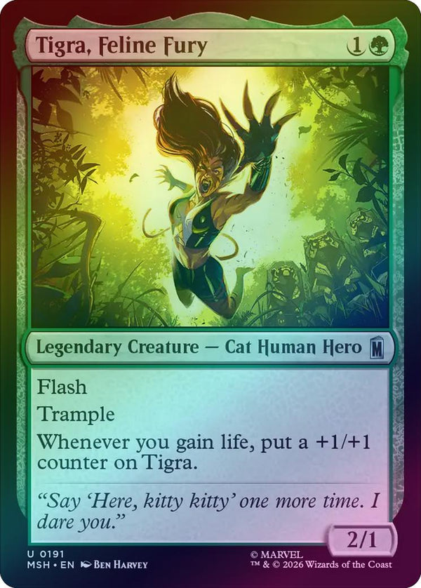 Tigra, Feline Fury (Foil) (MSH) (Pre-Order)