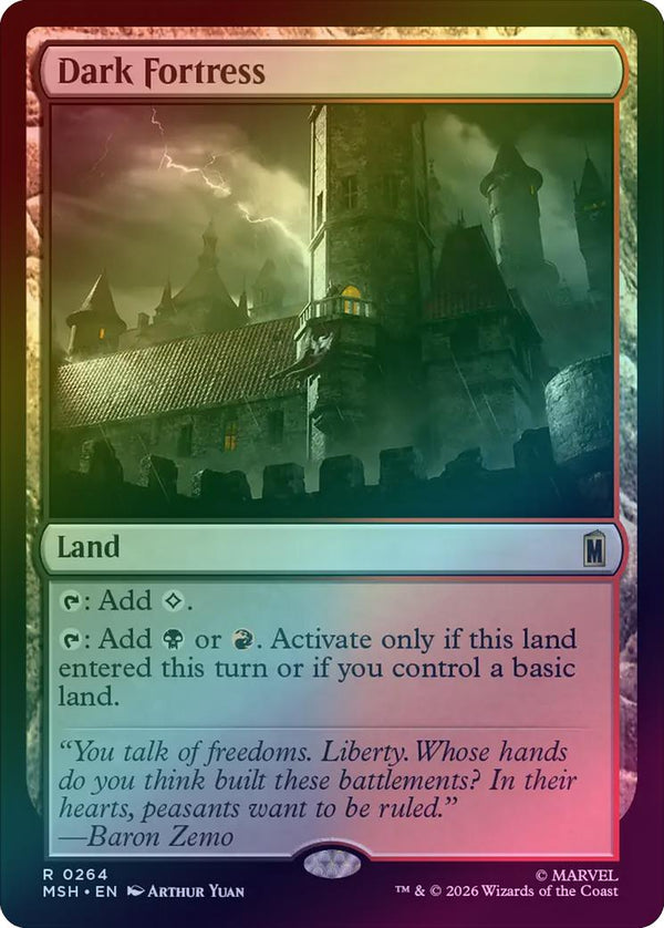 Dark Fortress (Foil) (MSH) (Pre-Order)