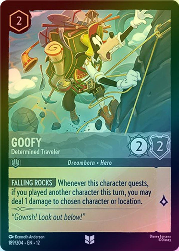Goofy (Determined Traveler) - 189/204 - Uncommon (Foil)
