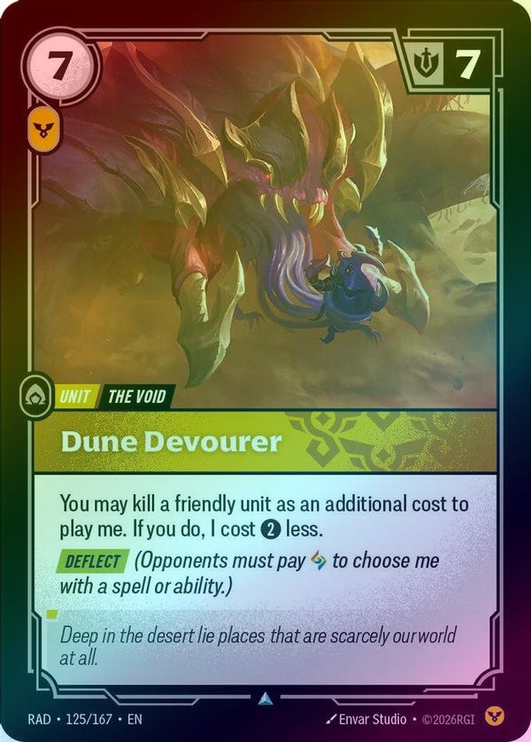 Dune Devourer - 125/167 - Uncommon (Foil)