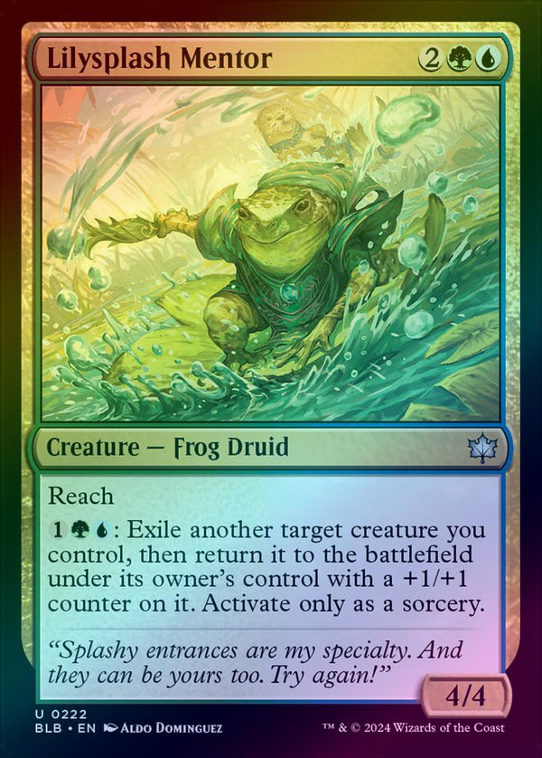 Lilysplash Mentor (Foil) (BLB)