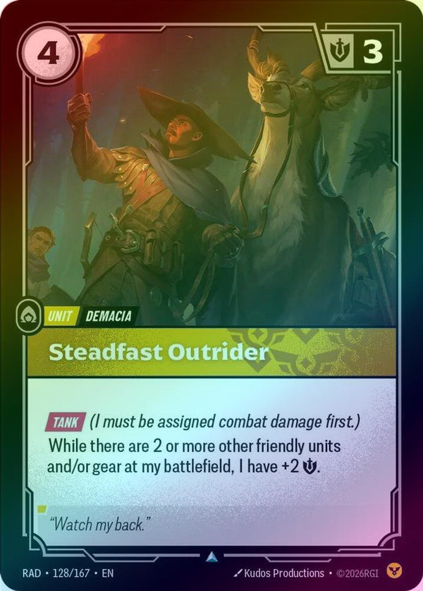 Steadfast Outrider - 128/167 - Uncommon (Foil)