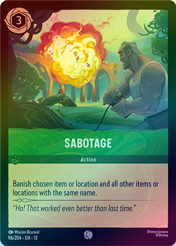 Sabotage - 96/204 - Common (Foil)