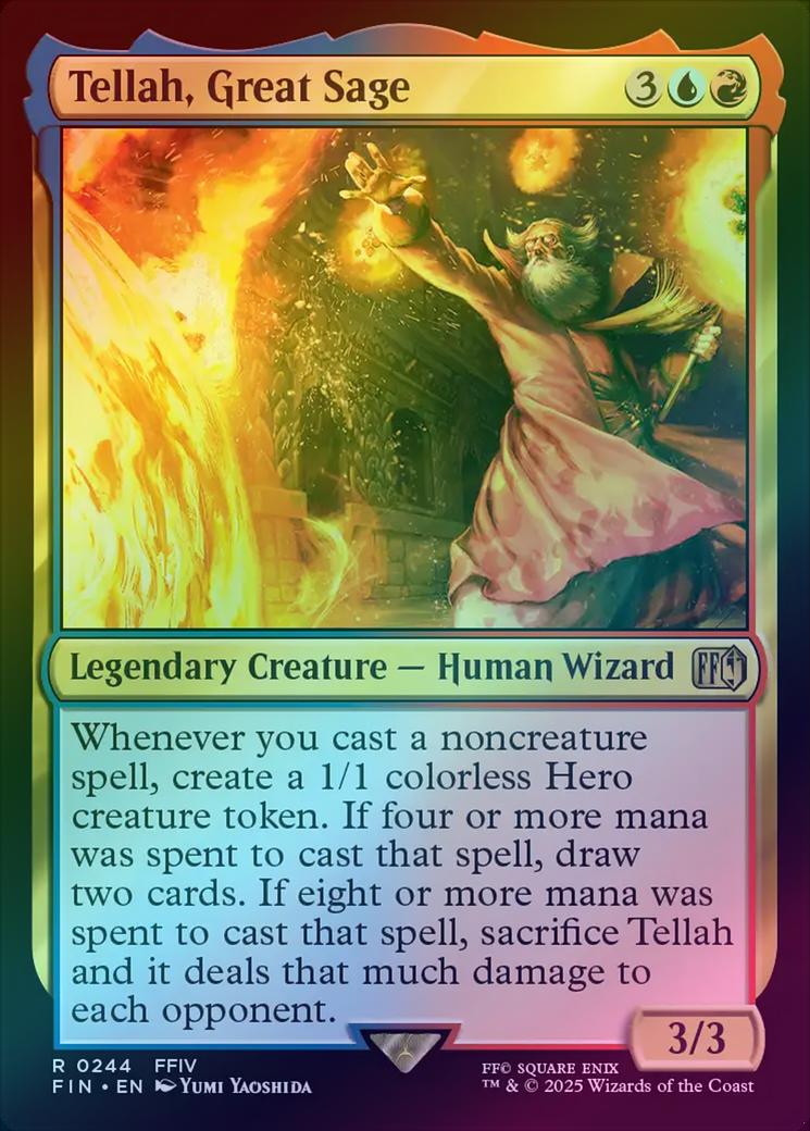 401 Games Canada - Tellah, Great Sage (Foil) (FIN) 401 Games Canada - Tellah, Great Sage (Foil) (FIN)