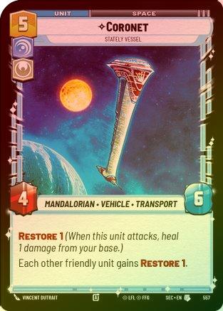 Coronet - Stately Vessel (Foil) - 557 - Uncommon (Foil)