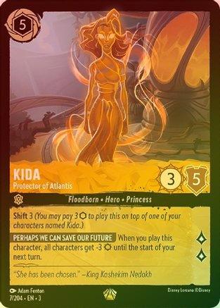 Kida (Protector of Atlantis) - 7/204 - Legendary (Foil)