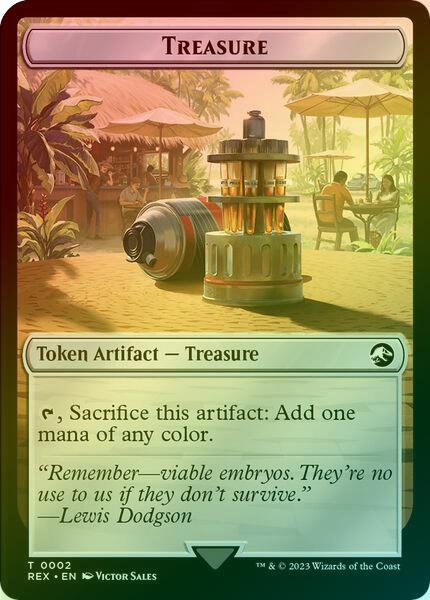 Treasure (002) // Gnome Soldier Token (Foil) (TREX)