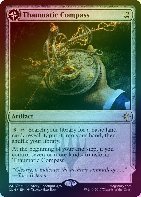 Thaumatic Compass // Spires of Orazca (Foil) (XLN)