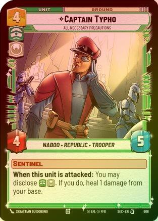 Captain Typho - All Necessary Precautions (Foil) - 608 - Special (Foil)