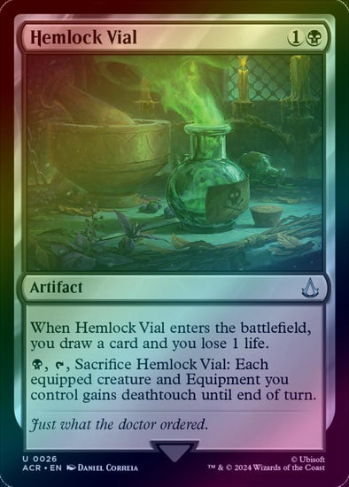 Hemlock Vial (Foil) (ACR)