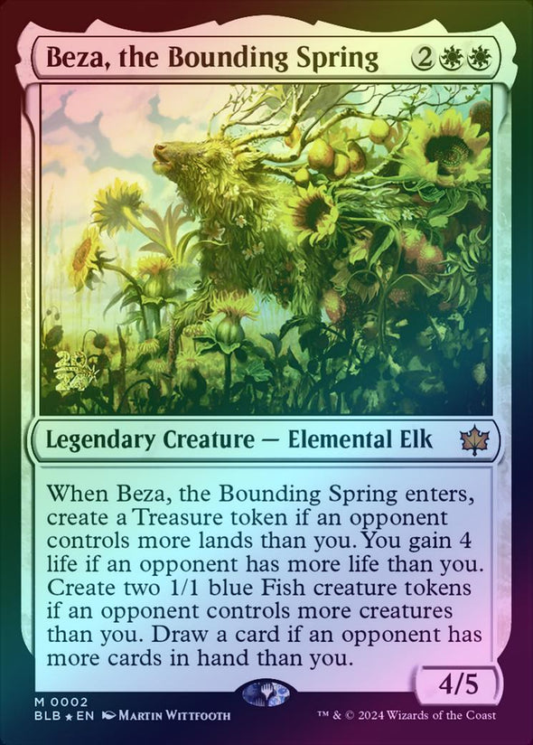 Beza, the Bounding Spring - Prerelease Promo (Foil) (PBLB)