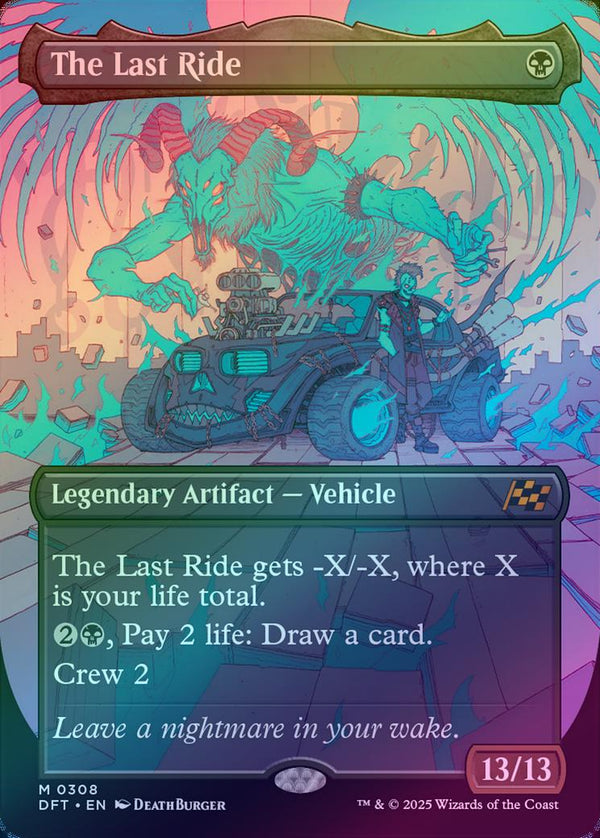 The Last Ride - Borderless Revved Up (Foil) (DFT)