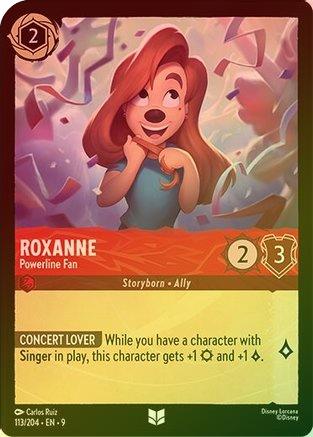 Roxanne (Powerline Fan) - 113/204 - Uncommon (Foil)