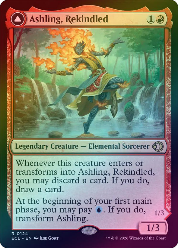 Ashling, Rekindled // Ashling, Rimebound (Foil) (ECL)
