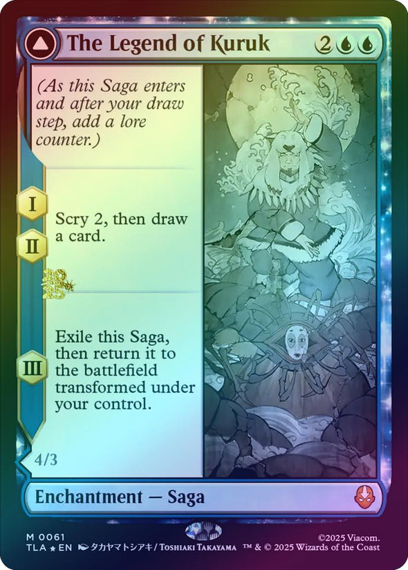 The Legend of Kuruk // Avatar Kuruk - Prerelease Promo (Foil) (PTLA)