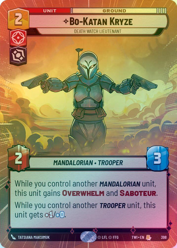 Bo-Katan Kryze - Death Watch Lieutenant (Hyperspace) - 398 - Rare (Foil)