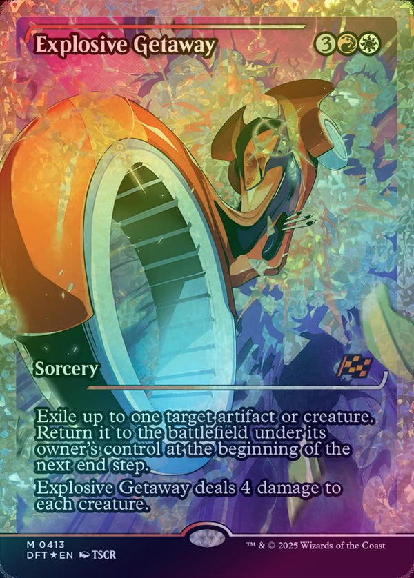 Explosive Getaway - Japan Showcase - English Language (Fracture Foil) (DFT)