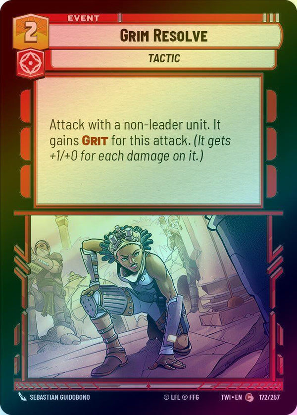 Grim Resolve - 172/257 - Common (Foil)