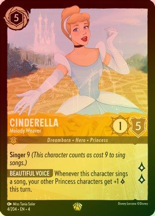 Cinderella (Melody Weaver) - 4/204 - Legendary (Foil)