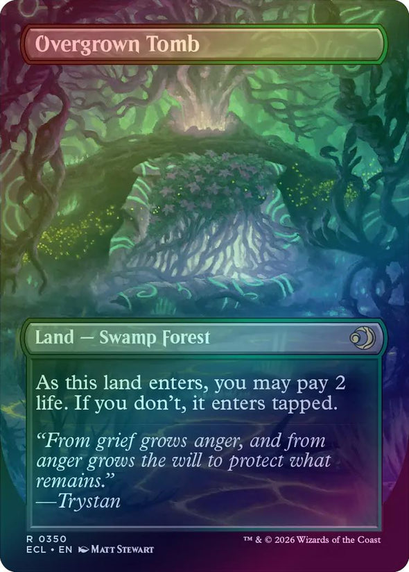 Overgrown Tomb // Overgrown Tomb - Borderless (Foil) (ECL)