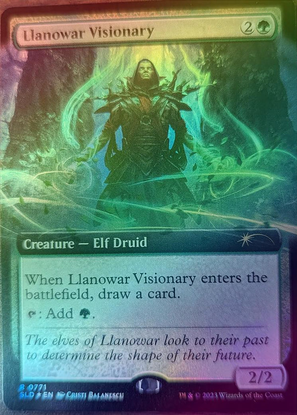 Llanowar Visionary - Elusive Elves (Foil) (SLD)