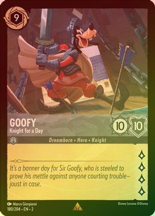 Goofy (Knight for a Day) - 180/204 - Rare (Foil)