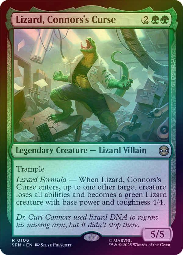 Lizard, Connors's Curse (Foil) (SPM)