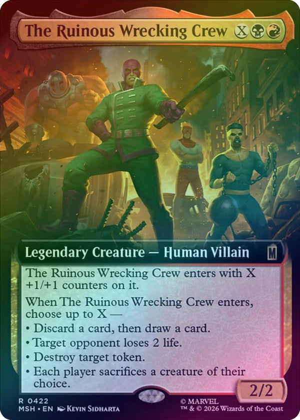 The Ruinous Wrecking Crew - Extended Art (Foil) (MSH) (Pre-Order)