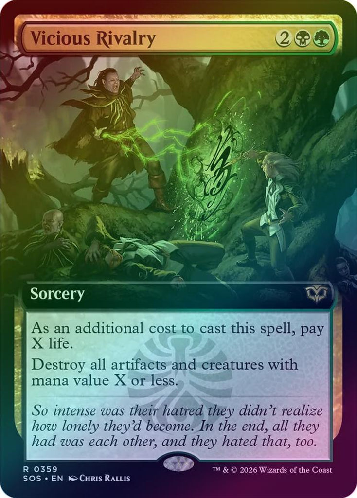 401 Games Canada - Vicious Rivalry - Extended Art (Foil) (SOS)
