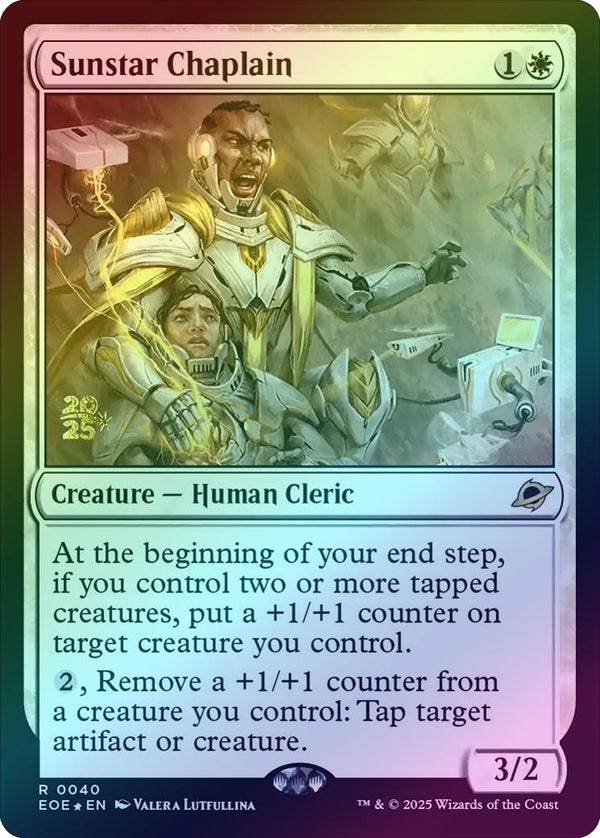 Sunstar Chaplain - Prerelease Promo (Foil) (PEOE)