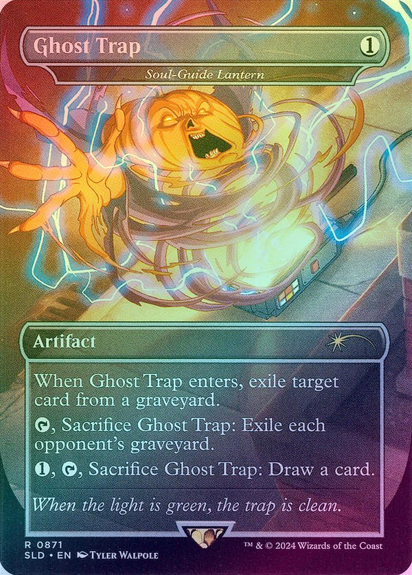Ghost Trap // Soul-Guide Lantern - Ghostbusters Bonus Card (Rainbow Foil) (SLD)
