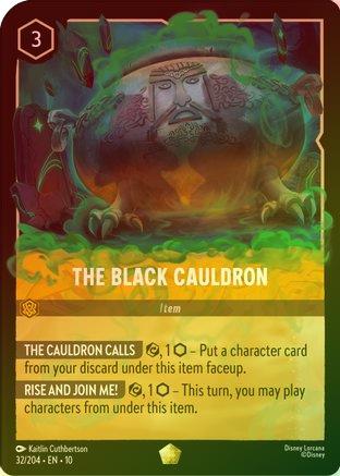 The Black Cauldron - 32/204 - Legendary (Foil)