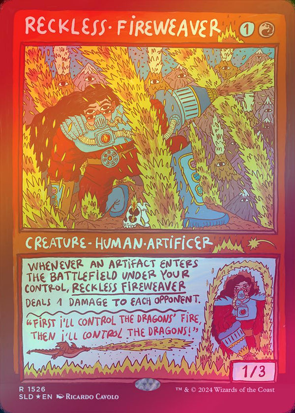 Reckless Fireweaver - MagicCon 2024 (Rainbow Foil) (SLD)