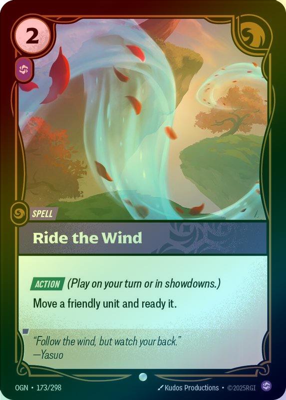 Ride The Wind - 173/298 - Common (Foil)