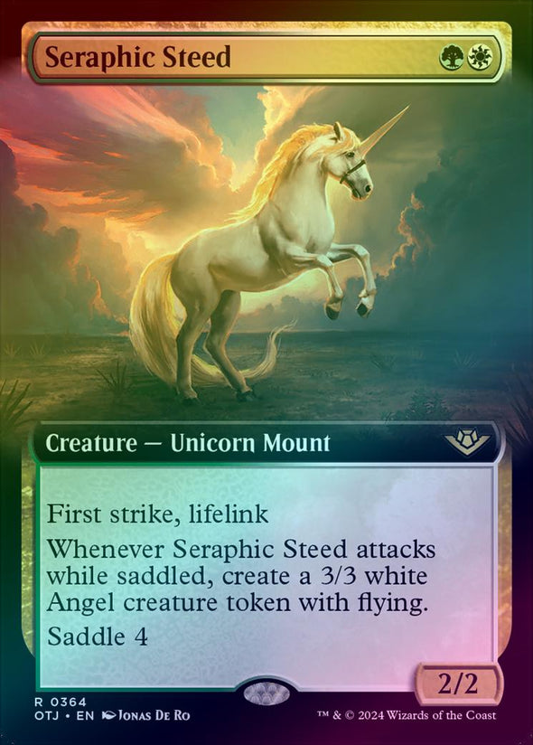 Seraphic Steed - Extended Art (Foil) (OTJ)