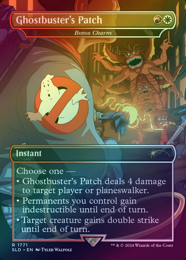 Ghostbuster's Patch // Boros Charm - The Real Ghostbusters (Rainbow Foil) (SLD)