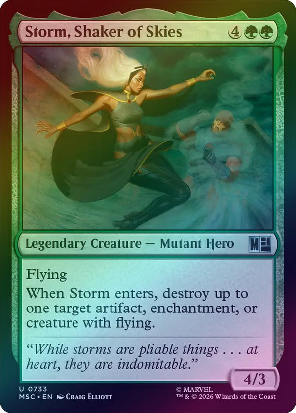Storm, Shaker of Skies (Foil) (MSC)