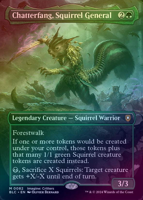 Chatterfang, Squirrel General - Borderless (Foil) (BLC)