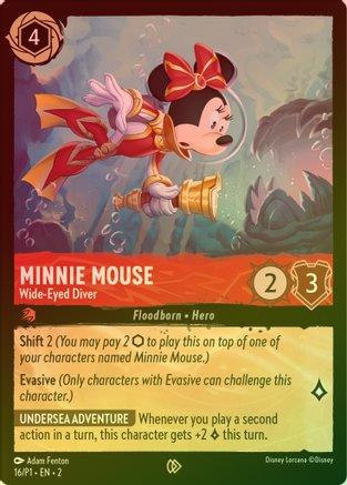 Minnie Mouse (Wide-Eyed Diver) - 16 - Promo (Foil)