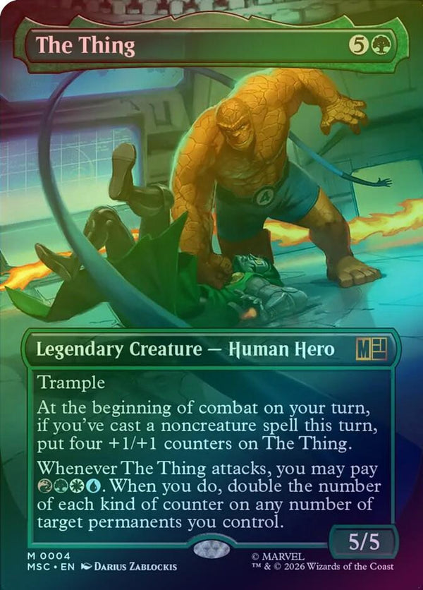 The Thing - Borderless (Foil) (MSC)