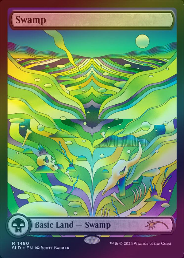 Swamp (1480) - Chaos Vault (Rainbow Foil) (SLD)