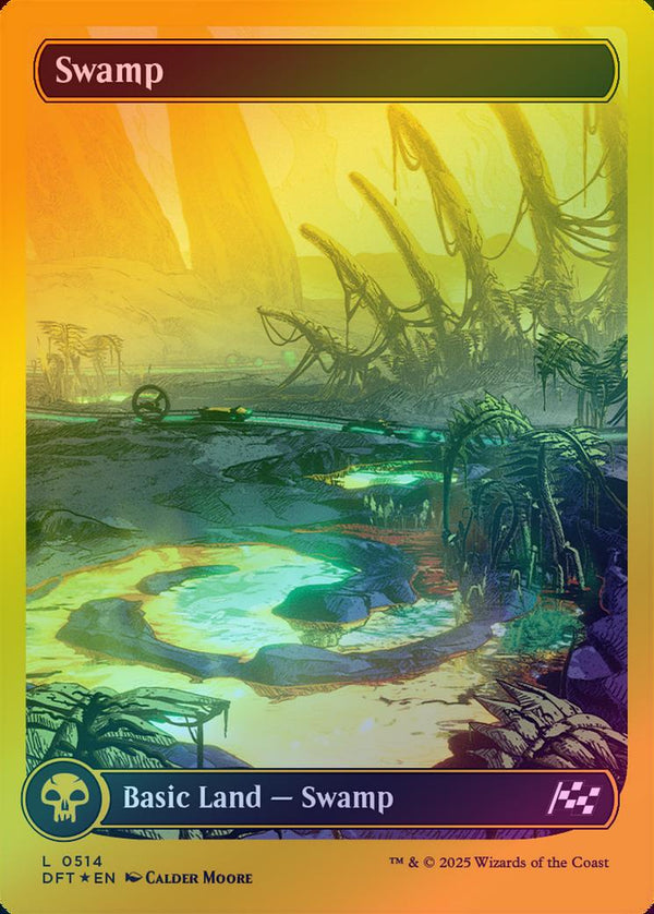 Swamp (514) - Full Art (First-Place Foil) (DFT)