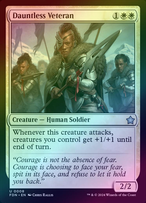 Dauntless Veteran (Foil) (FDN)