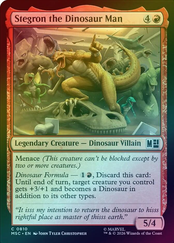 Stegron the Dinosaur Man (Foil) (MSC)