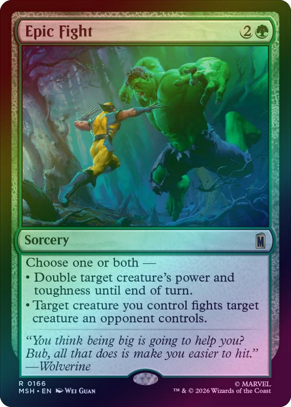 Epic Fight (Foil) (MSH) (Pre-Order)