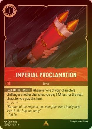 Imperial Proclamation - 131/204 - Rare (Foil)