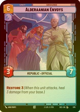Alderaanian Envoys (Foil) - 576 - Common (Foil)