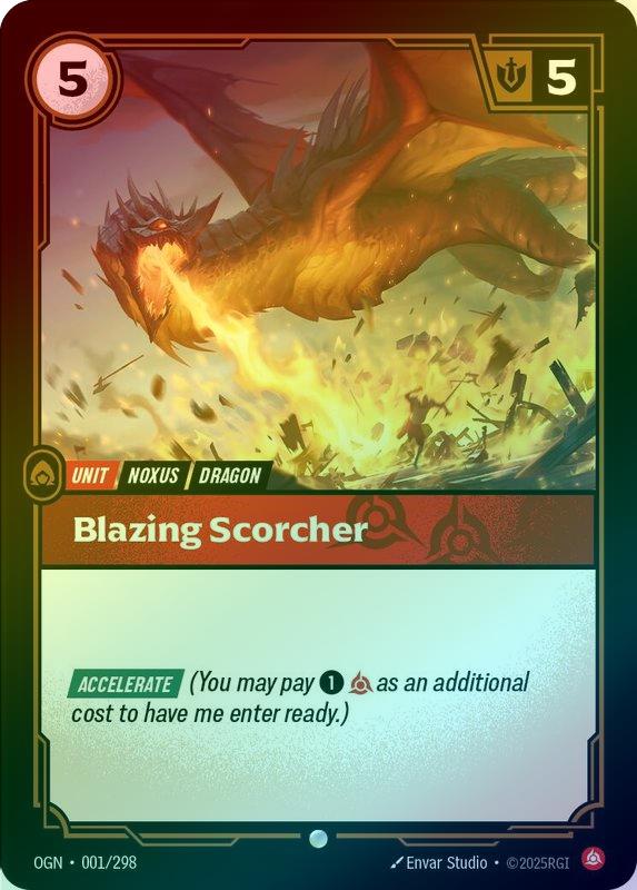 Blazing Scorcher - 001/298 - Common (Foil)