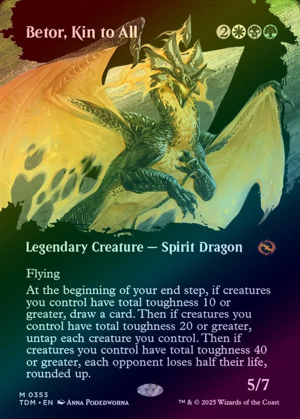 Betor, Kin to All - Clan Showcase (Foil) (TDM)